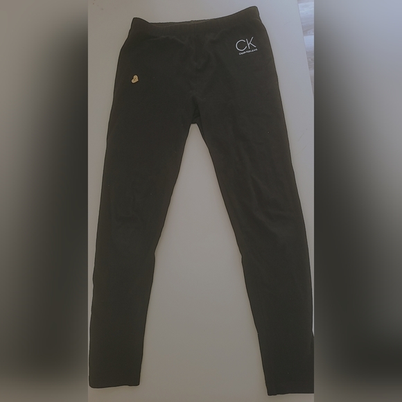 94% cotton• Calvin Klein•Black•Leggings - Picture 2 of 3